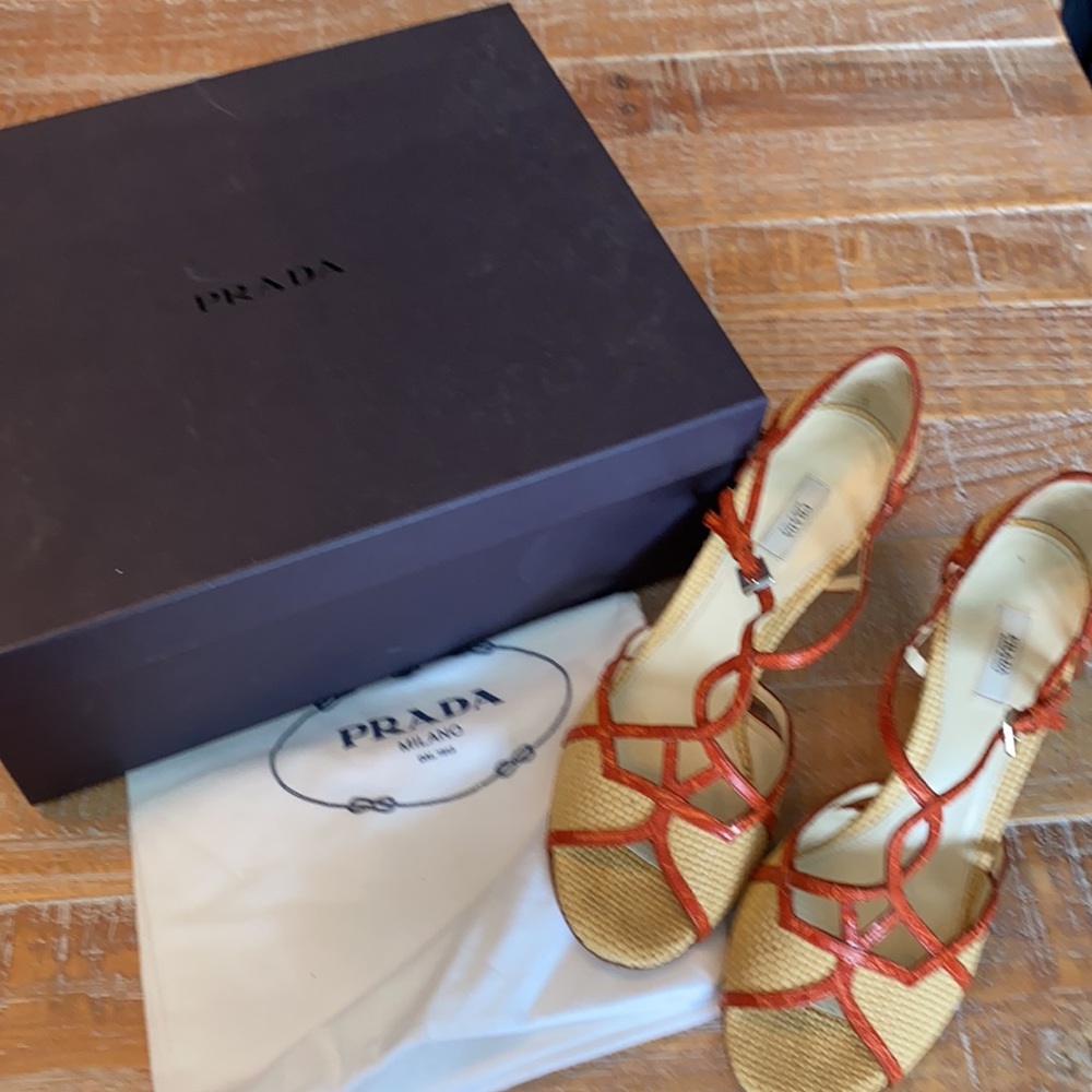 Prada wedges